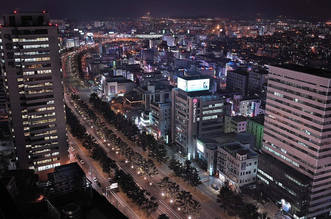 Daegu Night Skyline